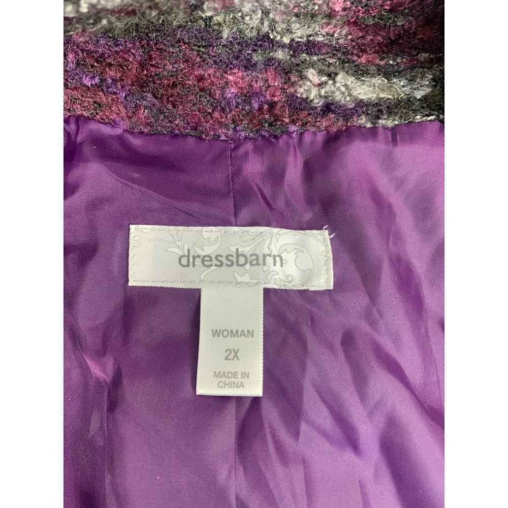 Dressbarn Women’s Blasting Berry Blazer - Picture 3 of 6